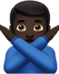 man saying no medium emoji