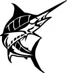 Marlin Fish Decal 66