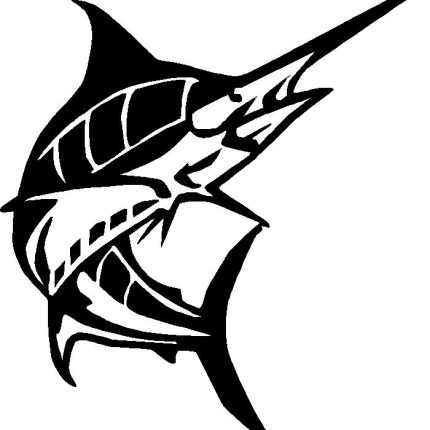 Marlin Fish Decal 66