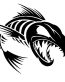 mean fish fishing decal 67