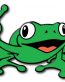 Peace Frog Color Sticker 6