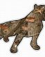 PITBULL STICKER FILLS camo nature
