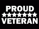 proud veteran sticker