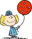 sally with balloon sticker