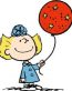 sally with balloon sticker