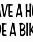 Save A hog Ride A Biker Decal