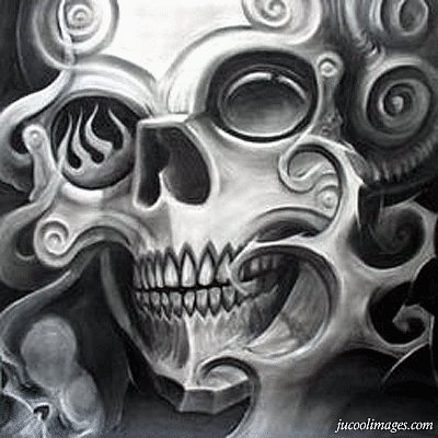 skulls art sticker 66