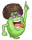 slimer ghost busters funny sticker 11
