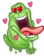 slimer ghost busters funny sticker 14