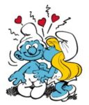 Smurfette decal 6