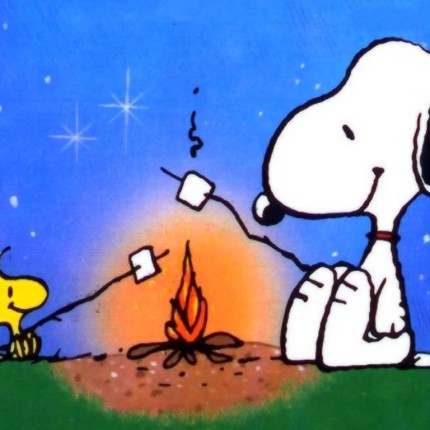 Snoopy and Woodstock Marshmello Color Decal