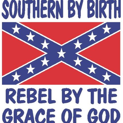 Southern Birth Rebel Grace of God Sticker