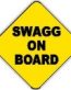 Swagg On Board Warning Car Window Decal