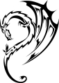 Tribal Dragon 2 Decal