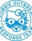 zombie outbreak kitty gas mask decal