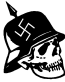 Nazi Helmet auto decal - 427