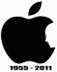 apple by steve jobs die cut decal