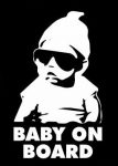 Baby On Board 44 Diecut Decal