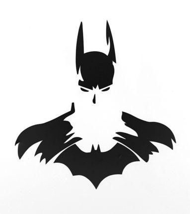 batman CAR die cut decal