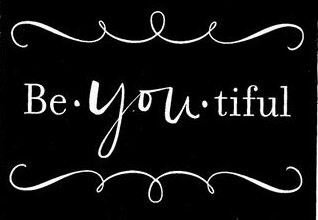 beYOUtiful vinyl die cut decal