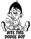 Bite This Dodge Boy funny color auto sticker