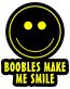 Boobs Make Me Smile Decal