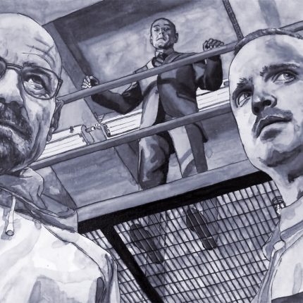 Breaking Bad Drawing Blue Meth Lab