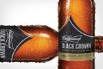 Budweiser Black Crown Bottles Rectangle Decal