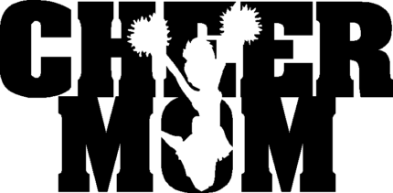 Cheer Mom Car Truck window Wall Sticker 2