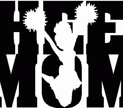 Cheer Mom Car Truck window Wall Sticker 2