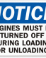 Chock Wheel Signs and Labels 35