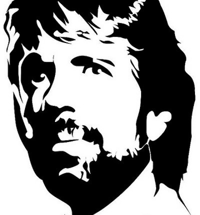 chuck norris decal 2