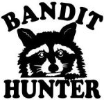 coon hunter bandit hunter decal