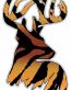 Deer Head Decal 44 - Skin Tiger