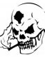 Devil Skull Decal 2
