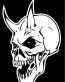 Devil Skull Vinyl Decal