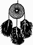 Dream Catcher Feather Diecut Vinyl Car Sticker