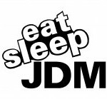 eat sleep JMD die cut decal