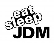 eat sleep JMD die cut decal