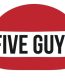 five guys hamburgers fast food sticker