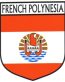 French Polynesia Flag Crest Decal Sticker