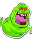 Ghostbusters Slimer Color Funny Cartoon Sticker