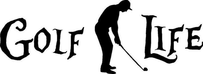 Golf Life Decal