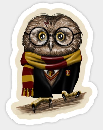 Always Letters Symbol Harry Potter Sticker