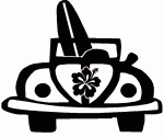 Hawaiian Vinyl Car Decals 09