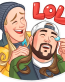 jay and silent bob funny cartoon wall sticker 1