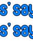 JUS SAYIN COLOR STICKERS - PAIR