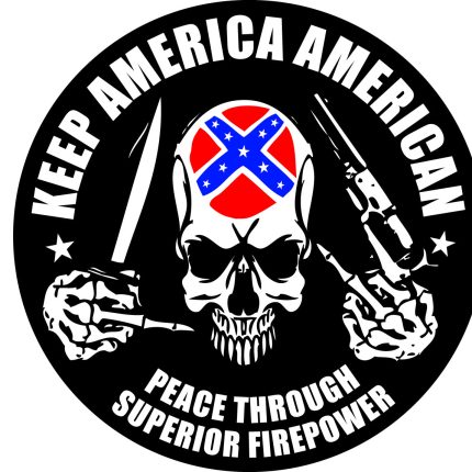 Keep America rebel Circular Sticker