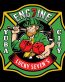 Leprechaun Firefighter LUCKY SEVEN STICKER