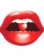 lips heart sticker